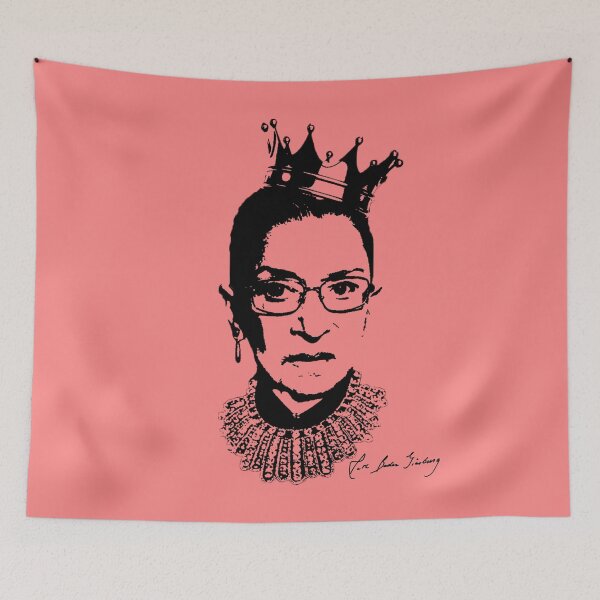 Item preview, Ruth Bader Ginsburg Autograph - coral designed and sold by Thelittlelord.