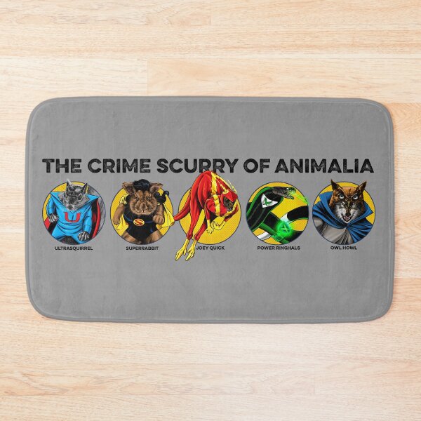 Item preview, The Crime Scurry of Animalia designed and sold by 13thFloorDesign.