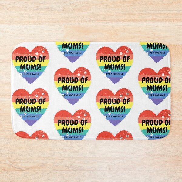 Item preview, Funny Proud of Mums - Cute Rainbow Lesbian parents designed and sold by lMonsterPlanetl.