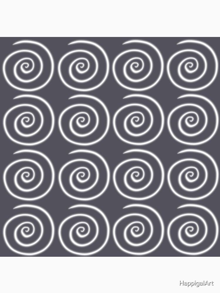 Thumbnail 7 of 7, Classic T-Shirt, Grey Gray Swirls designed and sold by HappigalArt.