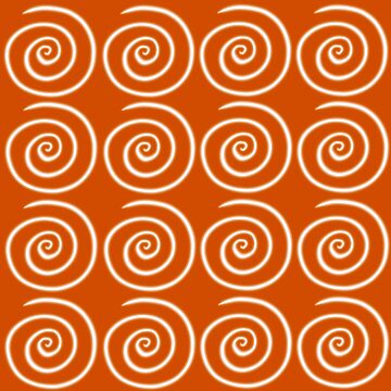 Artwork thumbnail, Orange Swirls by HappigalArt