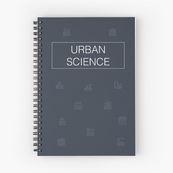 Item preview, Urban science notebook designed and sold by omnicrom.