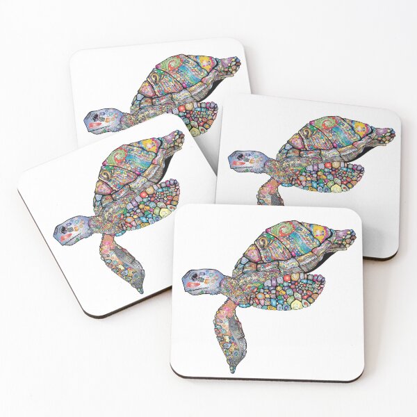 Item preview, Colourful Jewelled Ocean Turtle designed and sold by Andrew Moss.