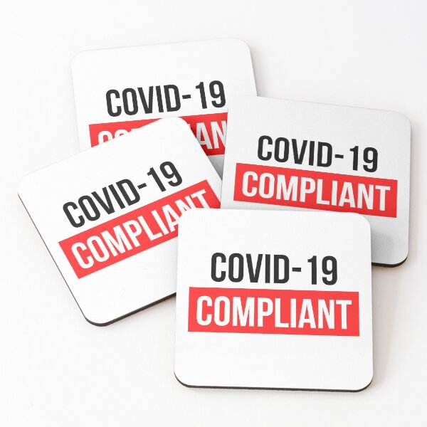 Item preview, COVID-19 COMPLIANT designed and sold by ComplianceMemes.