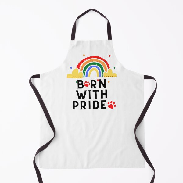 Item preview, Cute rainbow Born with pride with little dog paw designed and sold by lMonsterPlanetl.