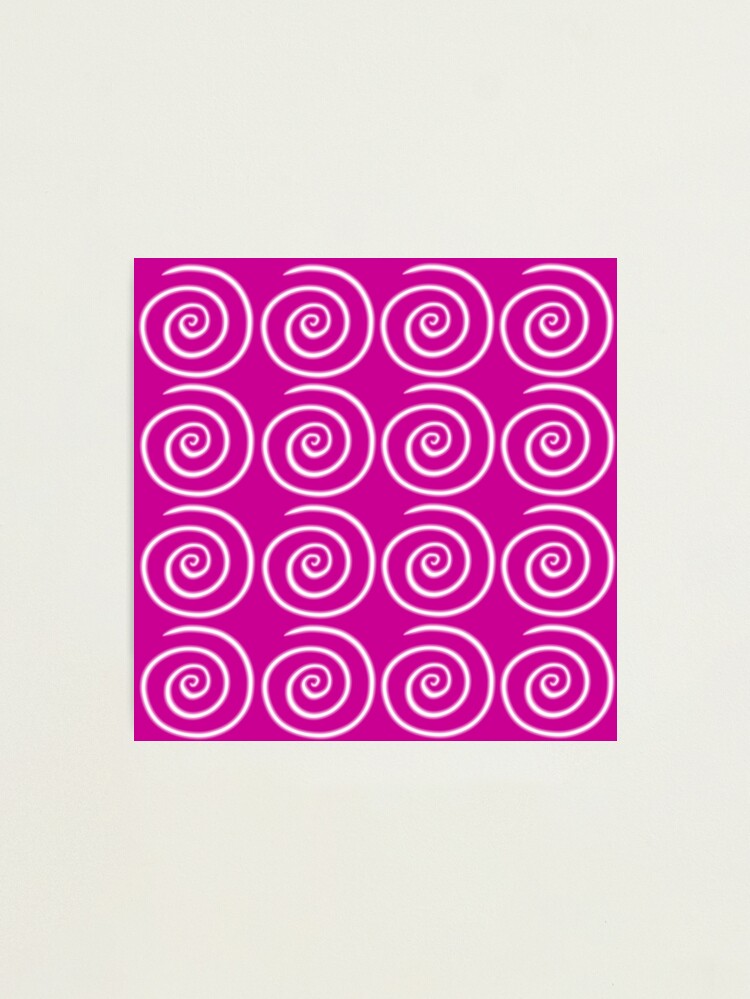 Alternate view of Pink Swirls Photographic Print