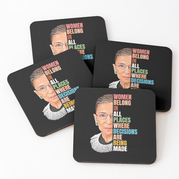 Item preview, Ruth Ginsburg homage - Women Belong In All Places Where Decisions Are Being Made designed and sold by NeuronQ.