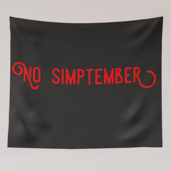 Item preview, No simp September t shirt sticker mask designed and sold by -BENOVI.
