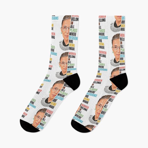 Item preview, Ruth Ginsburg homage - Women Belong In All Places Where Decisions Are Being Made designed and sold by NeuronQ.