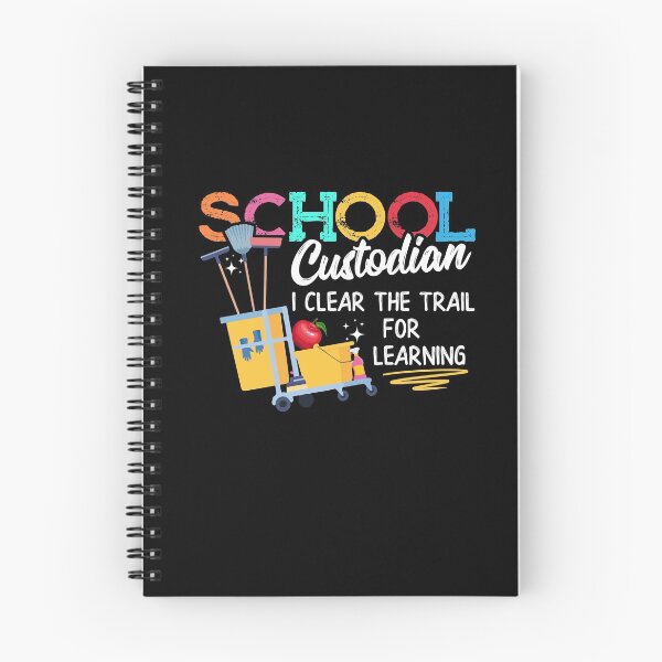 Item preview, School Custodian Clear Trail Learning - Janitor Appreciation designed and sold by Dressed For  Duty.