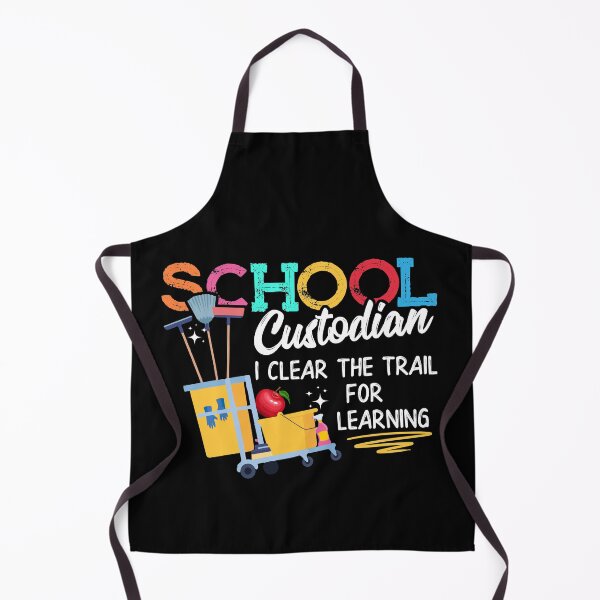 Item preview, School Custodian Clear Trail Learning - Janitor Appreciation designed and sold by Dressed For  Duty.