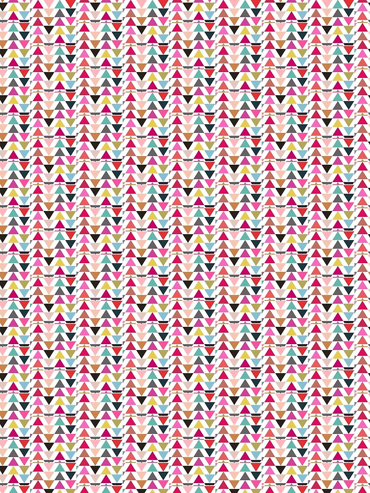 Thumbnail 3 of 3, Scarf, Geometric Triangle Pattern designed and sold by SFTStudio.