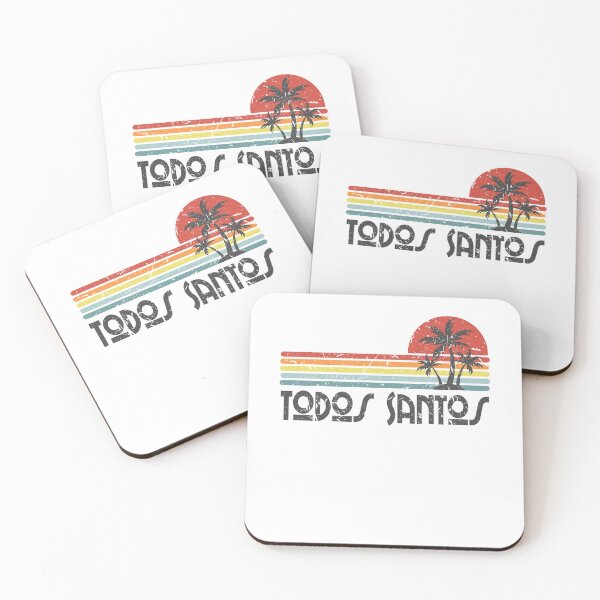 Item preview, Todos Santos Mexico - Mexican Beach Retro Sunset Vintage Souvenir designed and sold by LagunaBrands.
