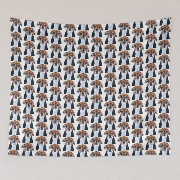 Item preview, Minpin Beagle Portrait designed and sold by Paddlingtoyou.