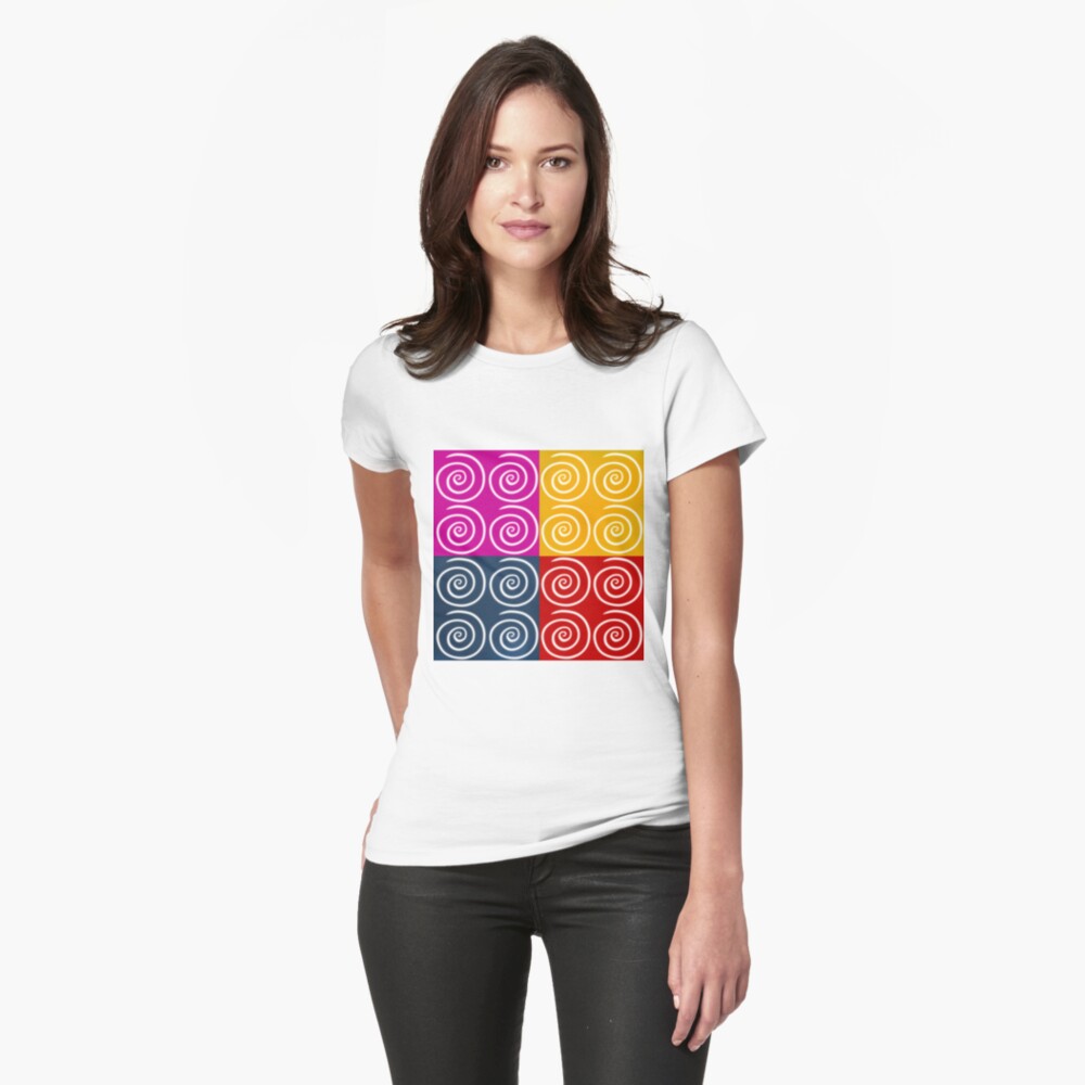 Item preview, Fitted T-Shirt designed and sold by HappigalArt.