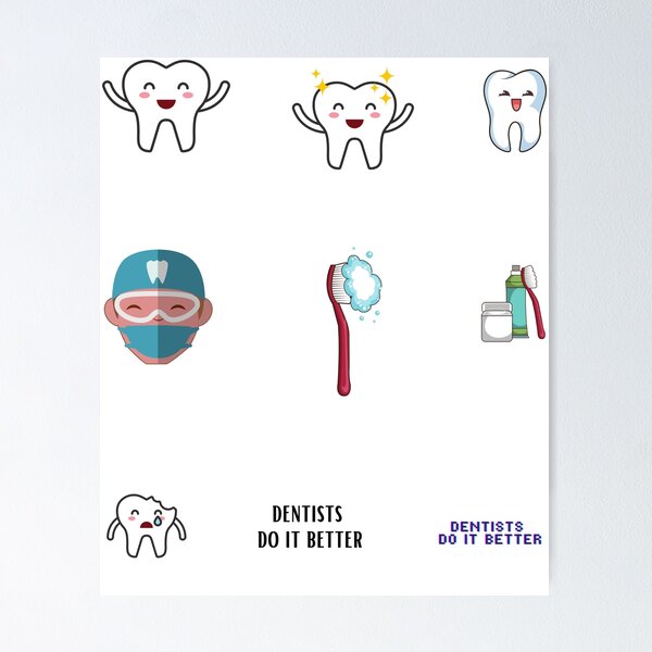 Item preview, dentists do it better designed and sold by OneTimeEngineer.