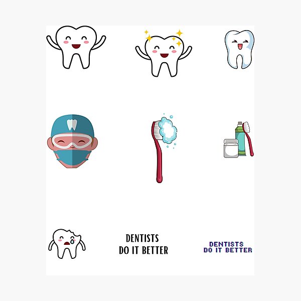 Item preview, dentists do it better designed and sold by OneTimeEngineer.