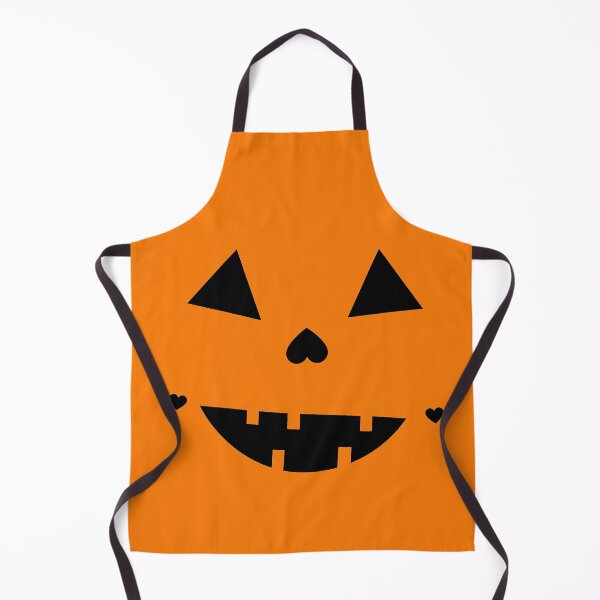 Item preview, Cute Pumpkin Jack-O-Lantern face with heart dimples designed and sold by Rabbitti.