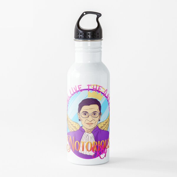 NOTORIOUS RBG ruth bader ginsburg long live the queen Water Bottle