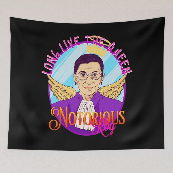 Item preview, NOTORIOUS RBG ruth bader ginsburg long live the queen  designed and sold by gomskyartstudio.