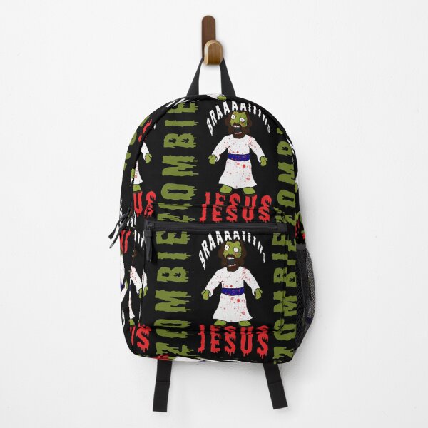 Item preview, Creepy Zombie Jesus wants BRAINS! Funny Horror creepy zombie jesus brains atheist agnostic humor gift idea designed and sold by AllLeftSides42.