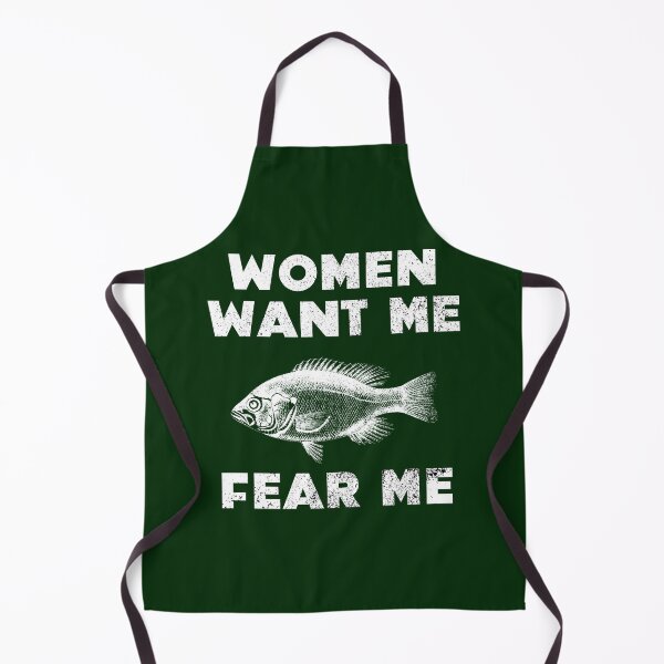 Item preview, Women Want Me Fish Fear Me Bold Distressed Vintage designed and sold by Sunny Collections.