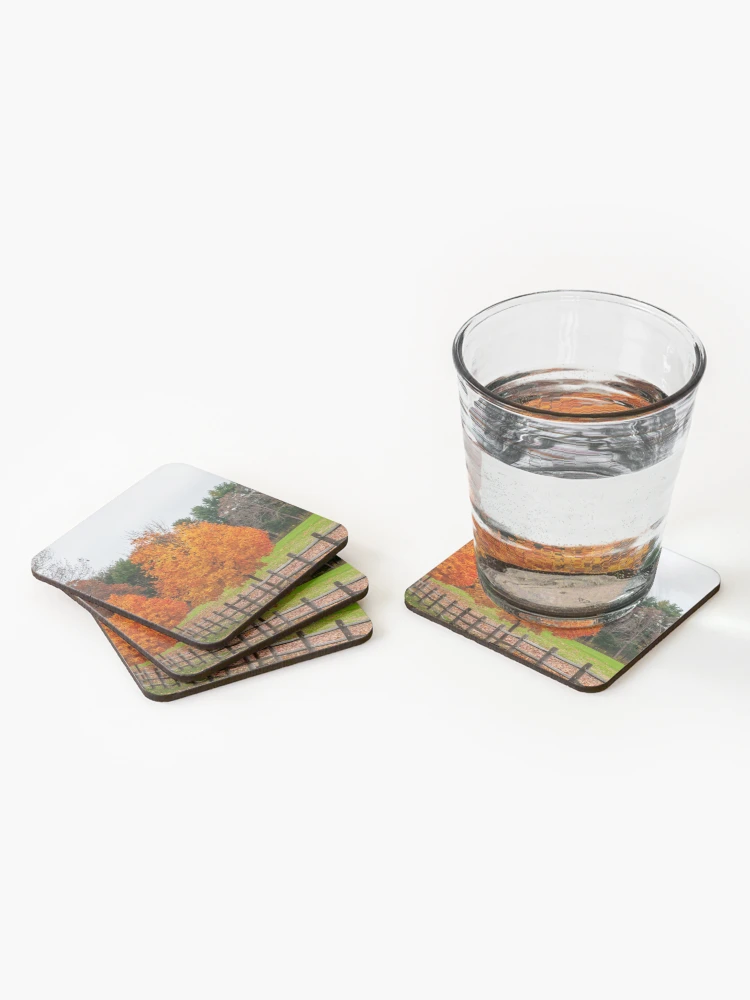 Thumbnail 2 of 5, Coasters (Set of 4), Fence Line designed and sold by Ruth Curtis.
