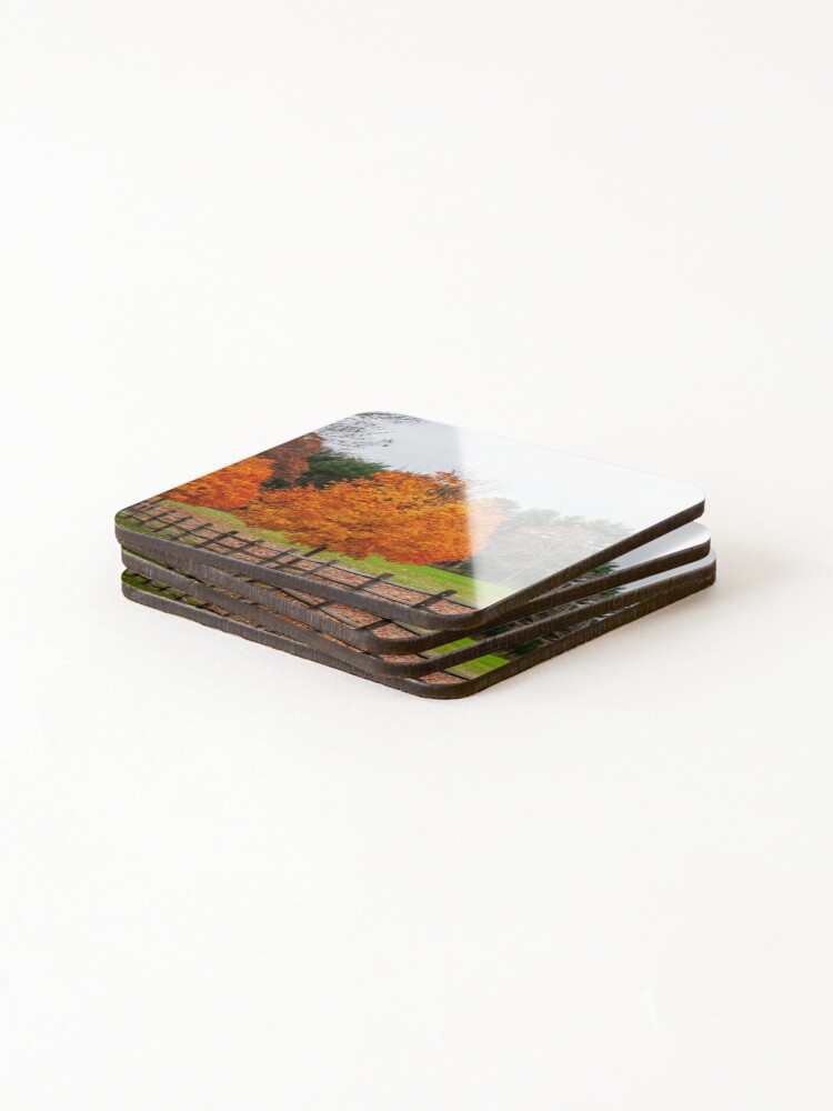 Thumbnail 4 of 5, Coasters (Set of 4), Fence Line designed and sold by Ruthie33.
