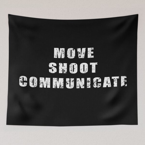Item preview, Move, Shoot, Communicate designed and sold by Be-A-Warrior.