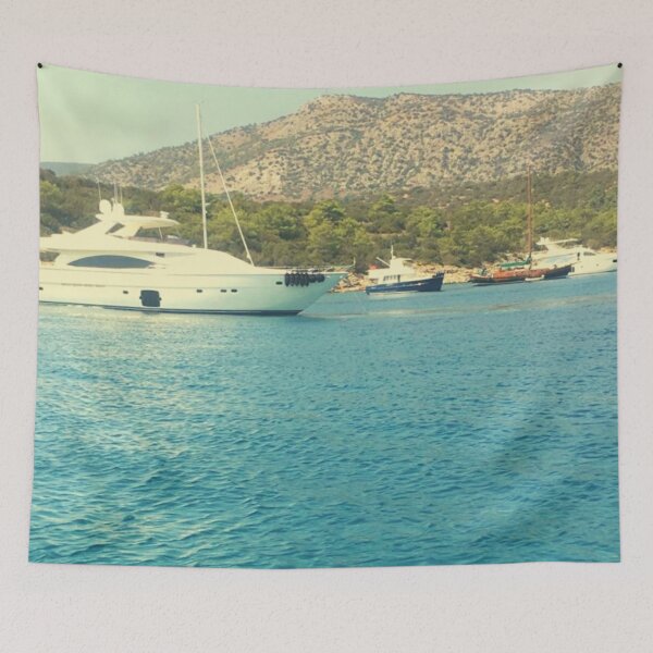 Item preview,  Beautiful sunset over sea tapestry designed and sold by Vivasshop.