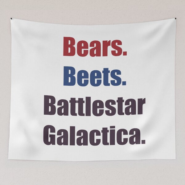 Item preview, Bears Beets Battlestar Galactica   designed and sold by Smoke and Mirage.