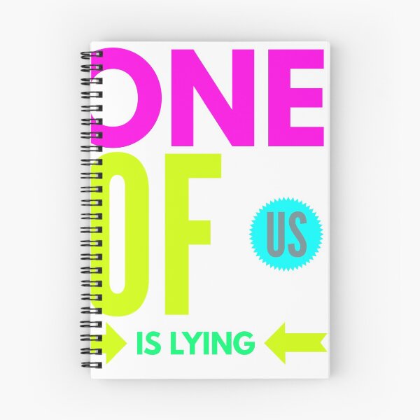 Item preview, One of us is lying sticker designed and sold by -BENOVI.
