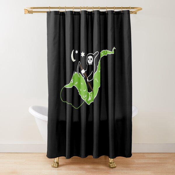 Item preview, Death riding worm on a string - Halloween cute grim reaper designed and sold by Craftaholic.