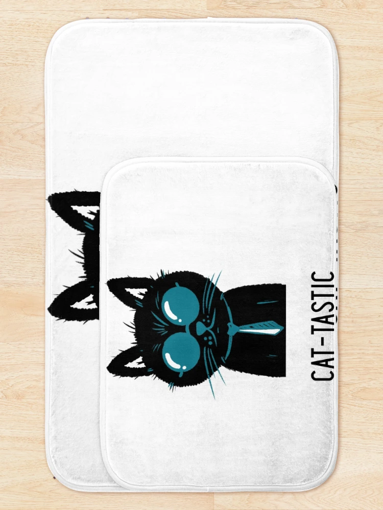 Thumbnail 5 of 6, Bath Mat, Professor Cat designed and sold by Ruthria.