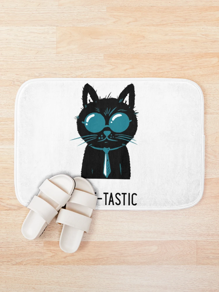 Thumbnail 1 of 6, Bath Mat, Professor Cat designed and sold by Ruthria.