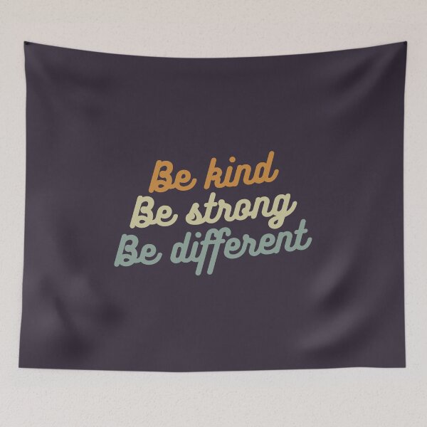 Item preview, Be Kind Be Strong Be Different | Motivational Words | Vintage Version designed and sold by kindxinn.