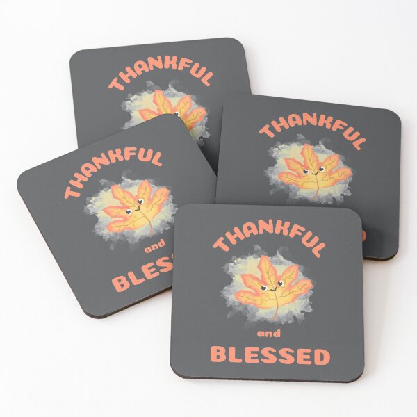Item preview, Thankful and Blessed - Happy Thanksgiving! designed and sold by WordsmithNerd.