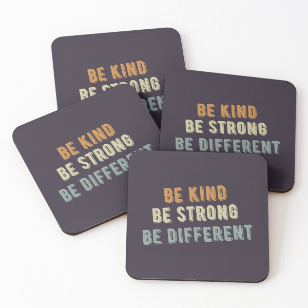 Item preview, Be Kind Be Strong Be Different | Motivational Words | Vintage Version designed and sold by kindxinn.