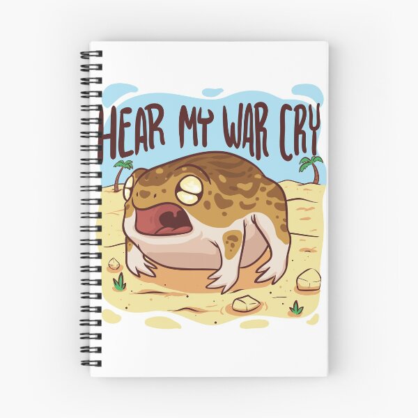 Item preview, War cry of an angry desert frog  designed and sold by MissCookieFairy.