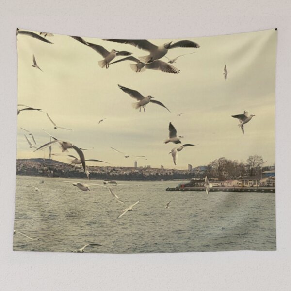 Item preview,  Beautiful sunset over sea tapestry designed and sold by Vivasshop.