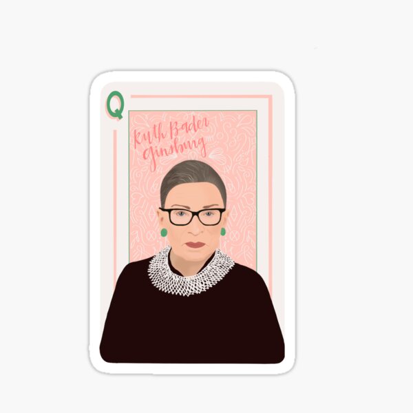 Item preview, Queen RBG playing card designed and sold by Emma Vaughters.