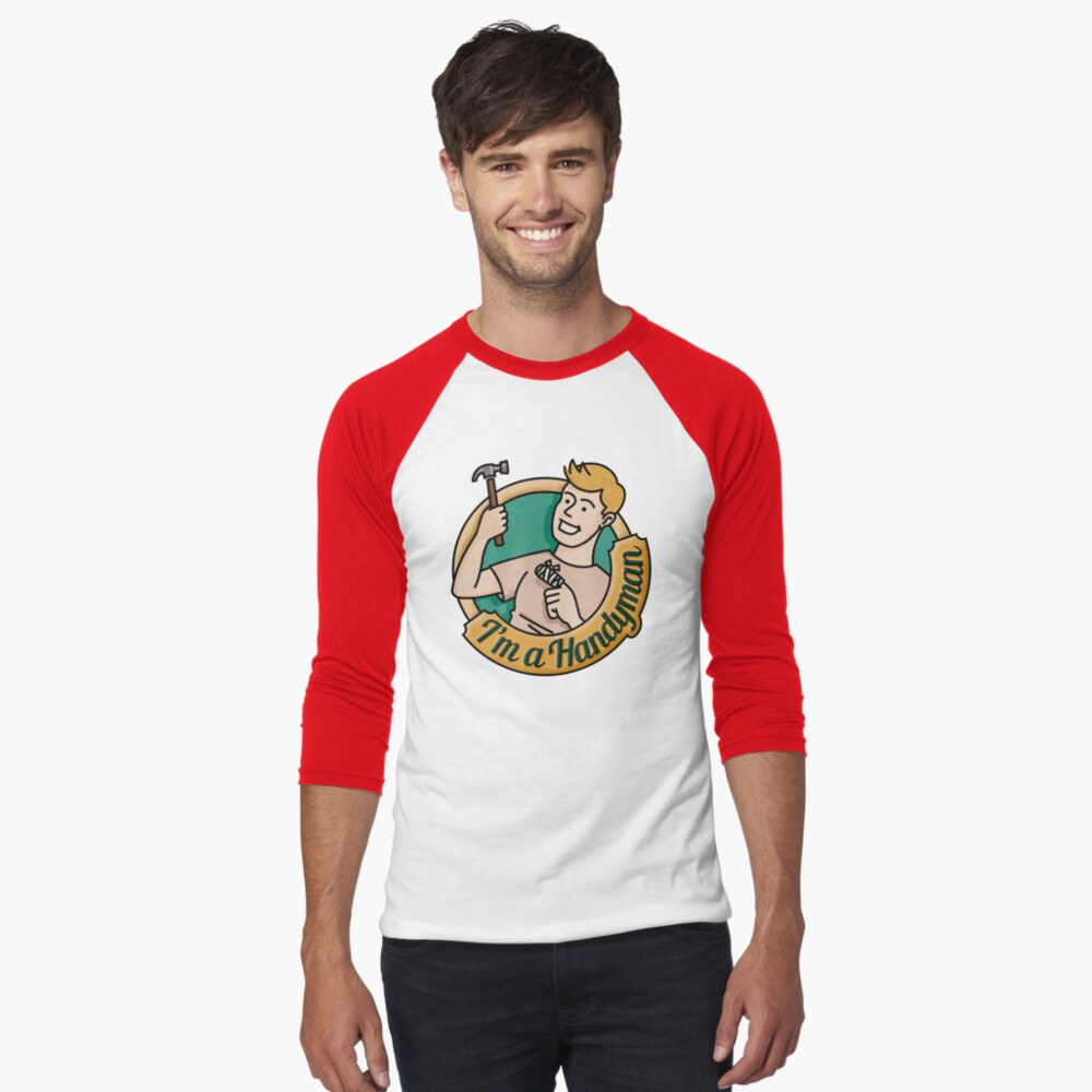 Vista previa del artículo con la obra «Camiseta ¾ estilo béisbol», diseñado y vendido por Sintes.