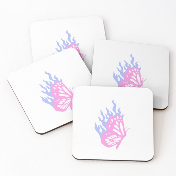 Item preview, Pink and Purple Flame Butterfly  designed and sold by christy ✿.