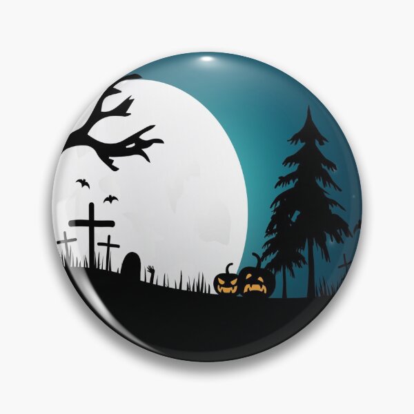 Item preview, Scary Halloween Cemetary designed and sold by Fashimation20.
