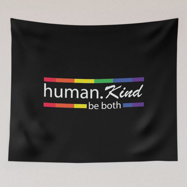 Item preview, Human Kind Be Both LGBTQ Pride designed and sold by TooFlyDesign.