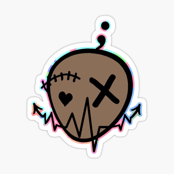 Mr. Happy Unhappy Sticker