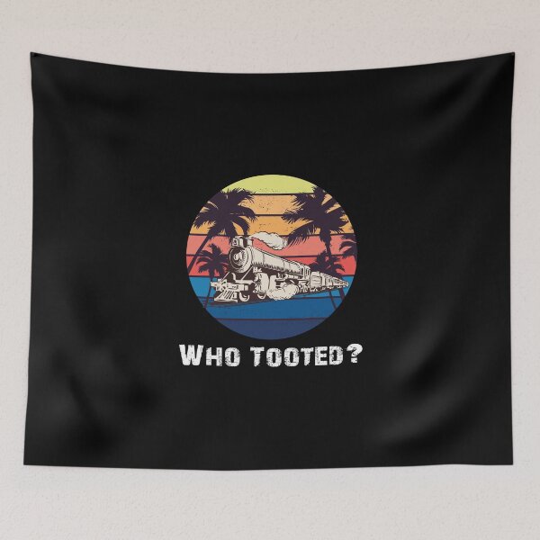 Item preview, Who Tooted Funny Train Lovers Vintage Gift  Shirt designed and sold by alikassi.