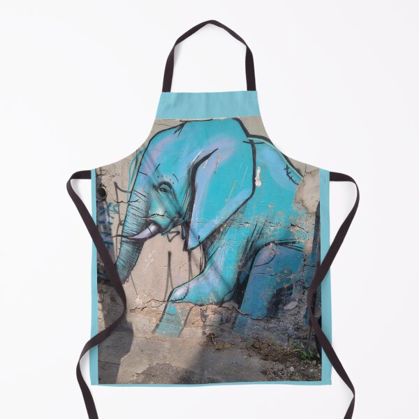 Item preview, Graffiti Street art,Blue elephant sticker,laptop sticker, designed and sold by MyStreetArts.