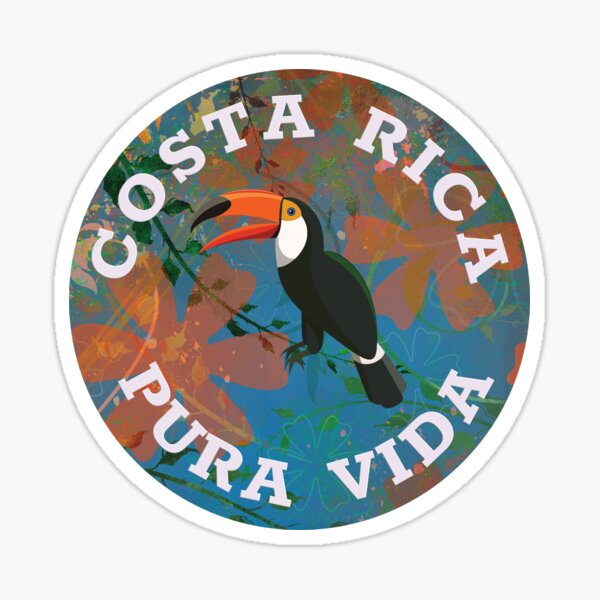 COSTA RICA PURA VIDA Sticker