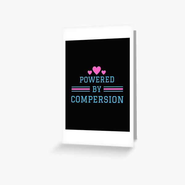 Powered By Compersion Greeting Card